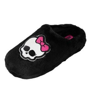 Monster High Womens/Ladies Character Mule Slippers / Black